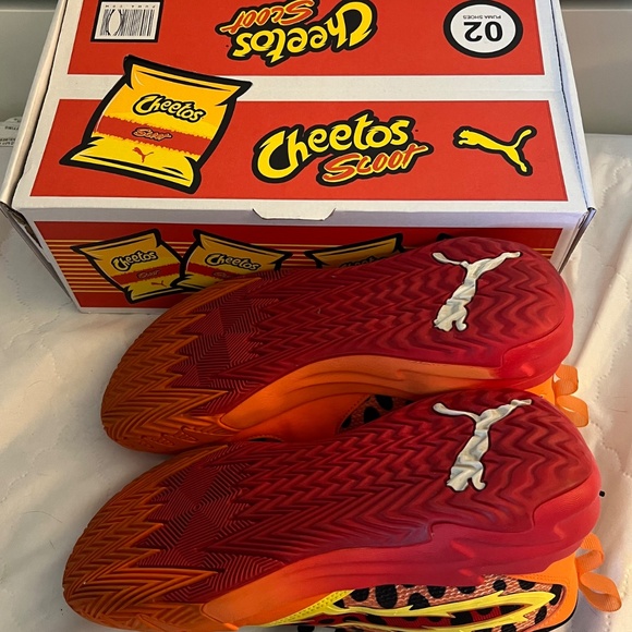 Puma Scoot Zeros Cheetos tennis shoes - Picture 3 of 6